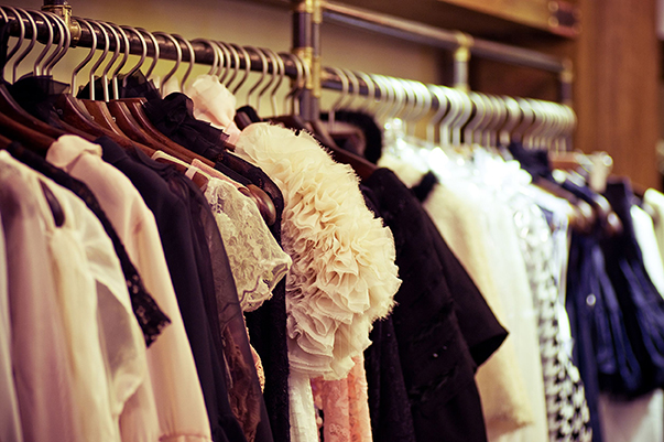 Home garments on rack 3